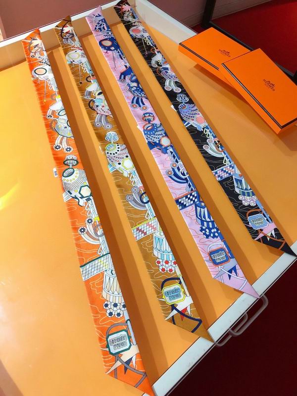 Hermes silk ribbon 5X86cm E0509138